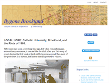 Tablet Screenshot of bygonebrookland.com